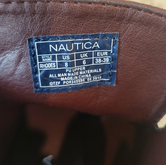 Nautica Rhodes mauve wedge booties 8 - Picture 2 of 11